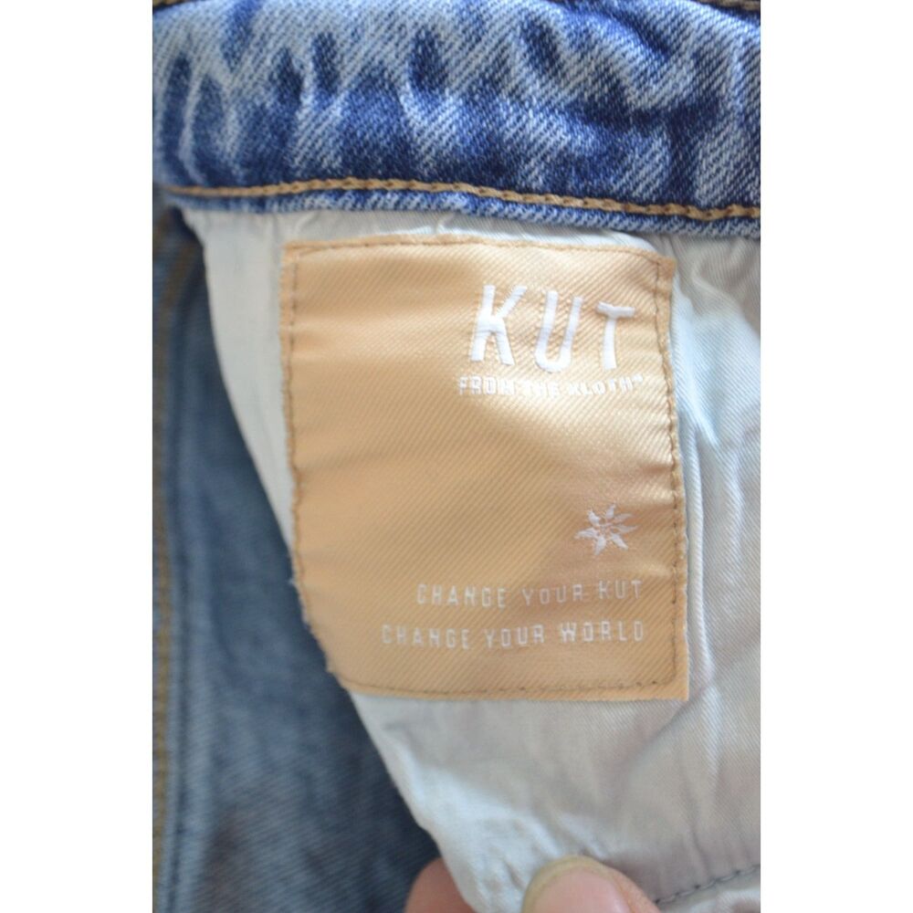 Kut from the Kloth Miller Wide Leg Women's 8 High Rise Light Wash Jeans - Picture 15 of 16
